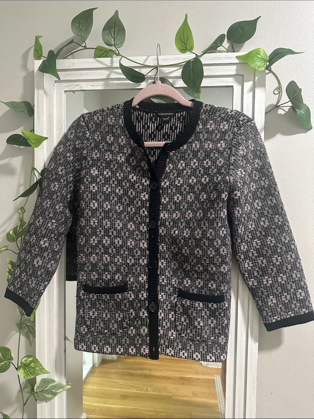 Club Monaco Lamb Wool Cardigan